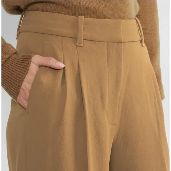 WILFRED | Aritzia Saville The Effortless Pants Trousers Japanese Crepe | Size 14 - Picture 1 of 6